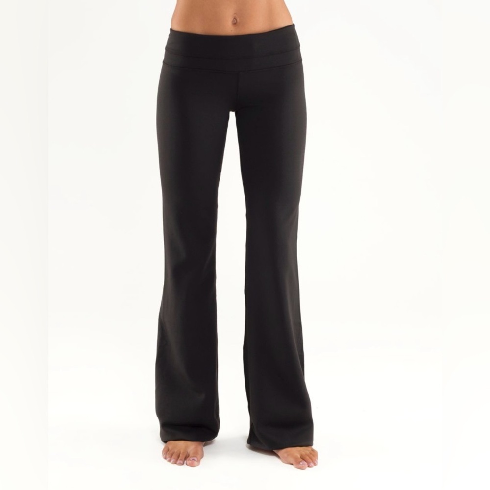 Rare NWT Lululemon Groove Pant (Tall) Black Sz 4 – Y2K Vintage Flare Yoga Pants - Picture 2 of 13
